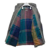 LAKELAND レイクランド レザー切替 中綿ジャケット グレー size44 瑞穂店