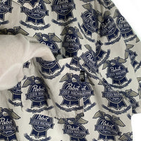 Pabst Blue Ribbon パブストブルーリボン LOSER MACHINE ルーザーマシーン 半袖 シャツ ホワイト ブルー Size M 福生店