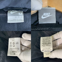 00's~ NIKE ナイキ ジップアップジャケット スタンドカラー ウィンドブレーカー ブラック ブラウン 239378 Size M 福生店