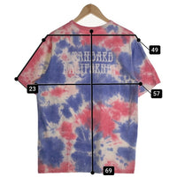 STANDARD CALIFORNIA スタンダードカリフォルニア GOHEMP ゴーヘンプ SD TIE DYE DEAD LOGO TEE タイダイ ロゴプリントTシャツ レッド Size L 福生店