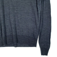 JOHN SMEDLEY ジョンスメドレー ウール タートルネックセーター グレー 薄手 Size M 福生店
