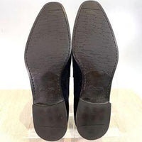 Santoni サントーニ スウェード コインローファー ネイビー B33B Size 8 福生店