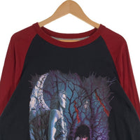SUPREME シュプリーム 21AW The Crow ザ クロウ Raglan L/S Top ラグランスリーブ トップ レッド ブラック Size XL 福生店