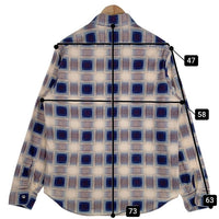 Subculture サブカルチャー COTTON CHECK SHIRT コットン チェック 長袖 シャツ ブルー SCTP-A2605 Size 2 福生店