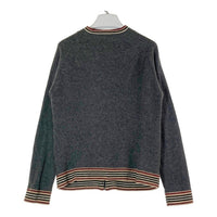 BURBERRY BLACK LABEL バーバリーブラックレーベル ジップアップ ニットブルゾン 中綿入り グレー 2 瑞穂店