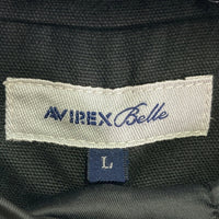 AVIREX Belle アヴィレックス ベル 783-2252606 MULTI DECK JACKET WITH BOA VEST ミリタリー N-1 デッキジャケット ブラック sizeL 瑞穂店