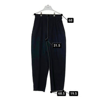LOEFFLF ロエフ 8814-236-0130 ギャバーナロー テーパード ボンタンパンツ ブラック size0 瑞穂店