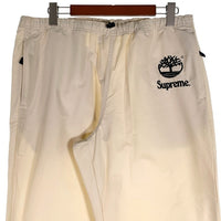 SUPREME シュプリーム 21SS Timberland ティンバーランド Reflective Taping Track Pant リフレクティブテーピング トラックパンツ アイボリー Size XL 福生店