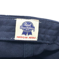 Pabst Blue Ribbon BEER 6パネルキャップ ネイビー AMERICAN NEEDLE 福生店