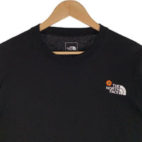 THE NORTH FACE ノースフェイス Flower Logo L/S Tee フラワー刺繡 ロゴプリント ロングスリーブTシャツ ブラック NT32341 Size L 福生店