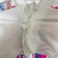 COMME des GARCONS HOMME PLUS コムデギャルソン オム プリュス 半袖フリル装飾シャツ ホワイト sizeXS 瑞穂店