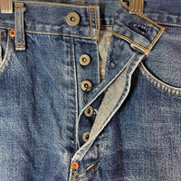 Levis リーバイス 702-XX 日本製 シンチ 赤耳セルビッチ ドーナツボタン J22 インディゴ sizeW31 瑞穂店