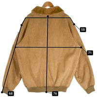Sean John ショーンジョン ファー レザー ジップアップ ジャケット ベージュ Size 2XL 福生店