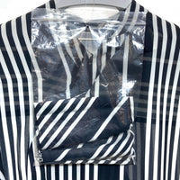 AMERI アメリ 02110441320 STRIPE SCARF BLOUSE ブラウス ネイビー sizeF 瑞穂店