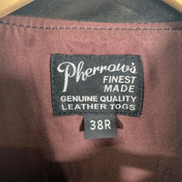 Pherrow's フェローズ SJ88 ホースハイド スポーツジャケット ブラック TALON Size 38R 福生店
