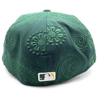 New Era ニューエラ MLB オークランド・アスレチックス ベースボールキャップ ペイズリー グリーン Size 8 (63.5cm) 福生店