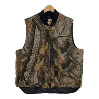 Carhartt カーハート REALTREE Duck Vest リアルツリー ダック 中綿ベスト V20 CMO USA製 Size XL-R 福生店