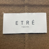 ETRE TOKYO エトレトウキョウ フーディーストール付きリバーコート ブラウン 1221500045-0 Size S 瑞穂店
