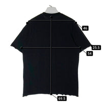 MARTINE ROSE マーティンローズ 20SS 裾袖カットオフ ワンポイント プリント Tシャツ ブラック sizeL 瑞穂店