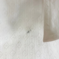 JELADO ジェラード ANTIQUE GARMENTS ダイヤ ジャガード コットン長袖シャツ ホワイト size15 瑞穂店