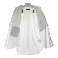 COMME des GARCONS HOMME PLUS コムデギャルソンオムプリュス PE-B037 ダブルポケット 半袖シャツ ホワイト sizeXS 瑞穂店