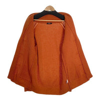 BURBERRY BLACK LABEL バーバリーブラックレーベル ショールカラーウールカーディガン オレンジ Size 3 福生店