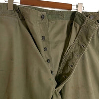 40's U.S. ARNY 米軍 13スターボタン M-43 フィールド トラウザー パンツ オリーブ Size ウエスト約101cm 福生店