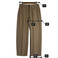 50's 60's NOVAKOFF BROS. (ROYAL CLOTHING CO. INC.) ノバコフ・ブラザーズ ロイヤル クロージング MILITARY TROUSER CHINO PANTS ミリタリー チノ トラウザー パンツ ベージュ Size ウエスト約76cm 福生店