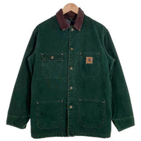 00's CARHARTT カーハート Duck Michigan Chore Coat 裏ブランケット ダック ミシガンチョアコート C02 SPC USA製 Size S 福生店