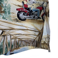 Harley-Davidson ハーレーダビッドソン コットン アロハシャツ 半袖 総柄プリント Size S 福生店