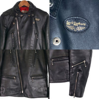 Lewis Leathers ルイスレザー 402T Lightning タイトフィット ライトニング ダブルライダースジャケット ホースハイド ブラック Size 34 福生店
