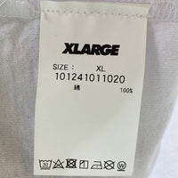X-LARGE エクストララージ ペイント ロゴ Tシャツ ホワイト sizeXL 瑞穂店