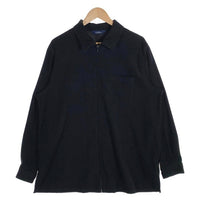 90-00's Penningtons ベロア ジップアップシャツ ブラック Size L 相当 福生店