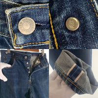 90's Levi's リーバイス s702XX 140周年 復刻 赤耳 ボタン裏J22 デニムパンツ インディゴ Size W33 L36 福生店
