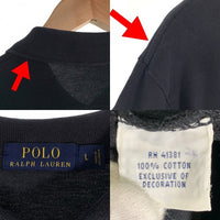 POLO RALPH LAUREN ポロラルフローレン 鹿の子 ポロシャツ 半袖 ブラック Size L 福生店