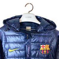 NIKE ナイキ BARCELONA 中綿ジャケット ネイビー sizeXL 瑞穂店