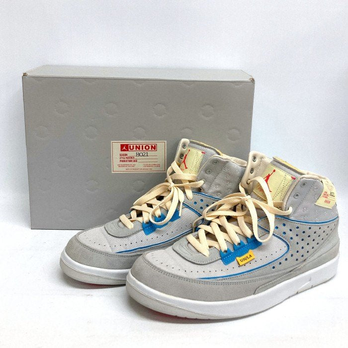 NIKE ナイキ × UNION ユニオン AIR JORDAN2 RETRO SP エアジョーダン2 レトロ ハイカットスニーカー  DN3802-001 グレー size28.5cm 瑞穂店