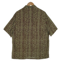 Supreme シュプリーム 24SS Snake S/S Shirts スネーク ショートスリーブシャツ レーヨン グリーン Size L 福生店