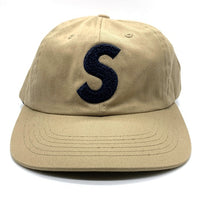 SUPREME シュプリーム 16AW Chenille S Logo 6-panel cap S ロゴ 6パネル キャップ ベージュ 福生店