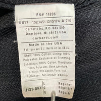 Carhartt カーハート J131 USA製 Helmets to Hardhats アクティブジャケット ネイビー sizeL 瑞穂店