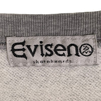 EVISEN SKATEBORDS エビセン 路滑板 プリント スウェットクルーネックトレーナー グレー Size L 相当 福生店