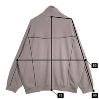 MAISON SPECIAL メゾンスペシャル トラックジャケット パイピング グレー ポリエステル レーヨン 11232211303 Size 2 福生店