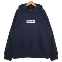 SUPREME シュプリーム 22SS Bling Box Logo Hooded Sweatshirt ボックスロゴ スウェットパーカー ネイビー Size XL 福生店