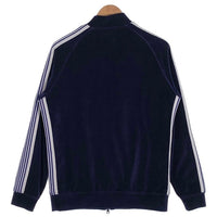 Needles ニードルス R/C Velour Track Jacket ベロア ジップアップ トラックジャケット ネイビー Size M 福生店