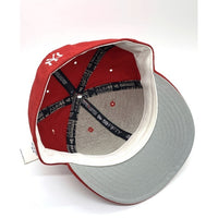 90's New Era ニューエラ MLB ニューヨーク・ヤンキース 59FIFTY ベースボールキャップ レッド ウール USA製 注音符号 Size 7 1/8 (56.8cm) 福生店