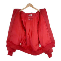 SUPREME シュプリーム 24AW THE NORTH FACE ノースフェイス Down Filled Zip Up Hooded Sweatshirt ダウンフィルド ジップアップ スウェットパーカー レッド NY52400I Size S 福生店