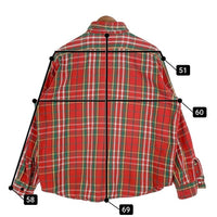 60-70's FIVE BROTHER ファイブブラザー フランネルシャツ チェック レッド グリーン USA製 Size XL 福生店