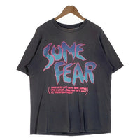 90's SOME FEAR プリントTシャツ ブラック USA製 Size XL 福生店