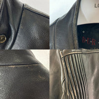 Schott ショット 557 DUROJAC レザー シングルライダースジャケット ブラック 逆ハの字 size42 瑞穂店