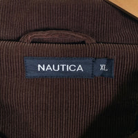 NAUTICA ノーティカ コーデュロイ ジップアップ ブルゾン ブラウン NMJ6201 Size XL 福生店